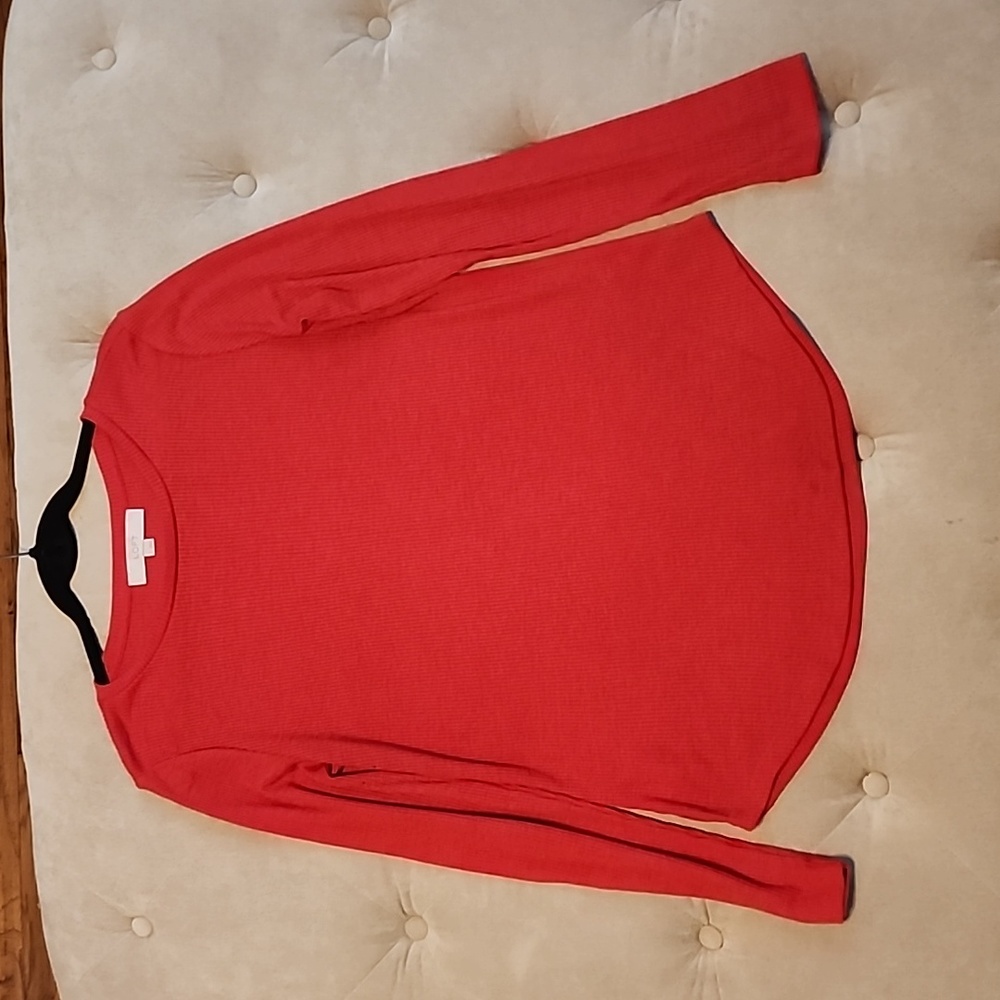 Loft Ribbed Knit Long Sleeve